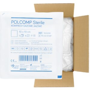 Стерилен газов компрес 10*10cm a'3pc-100pcs 17N 8W